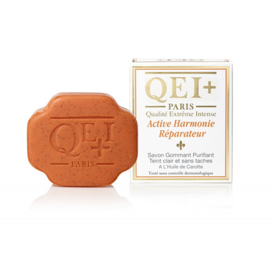 QEI + LIGHTENING EXFOLIATING SOAP - HARMONIE CARROT